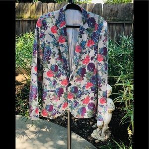 ZARA Floral Blazer